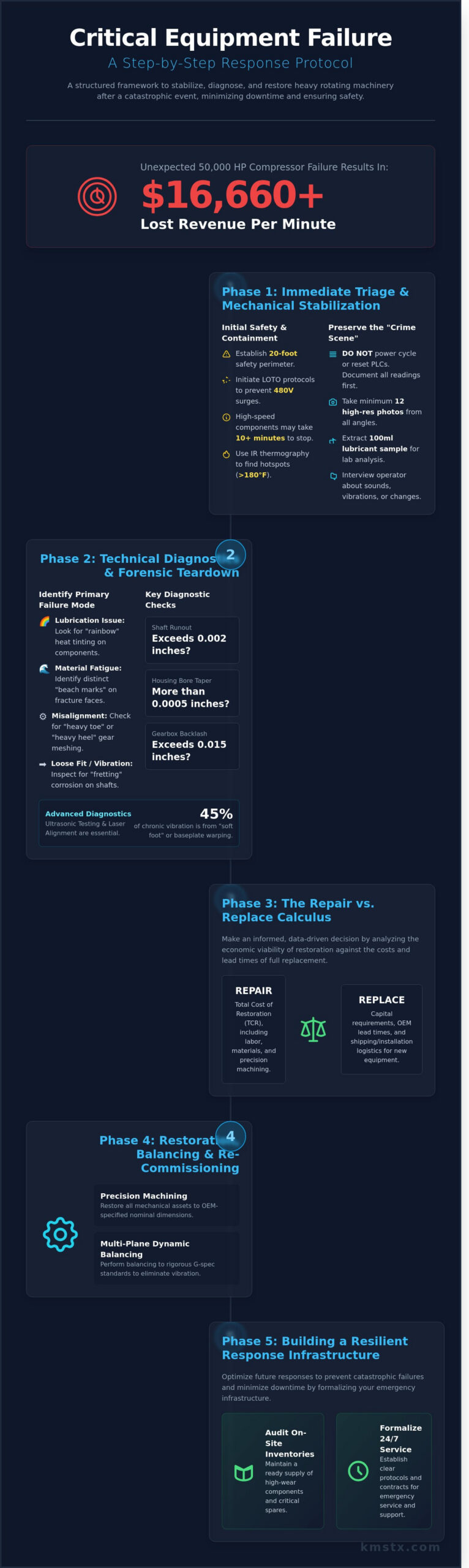 Critical Equipment Failure Response: A Technical Checklist for Industrial Operations
