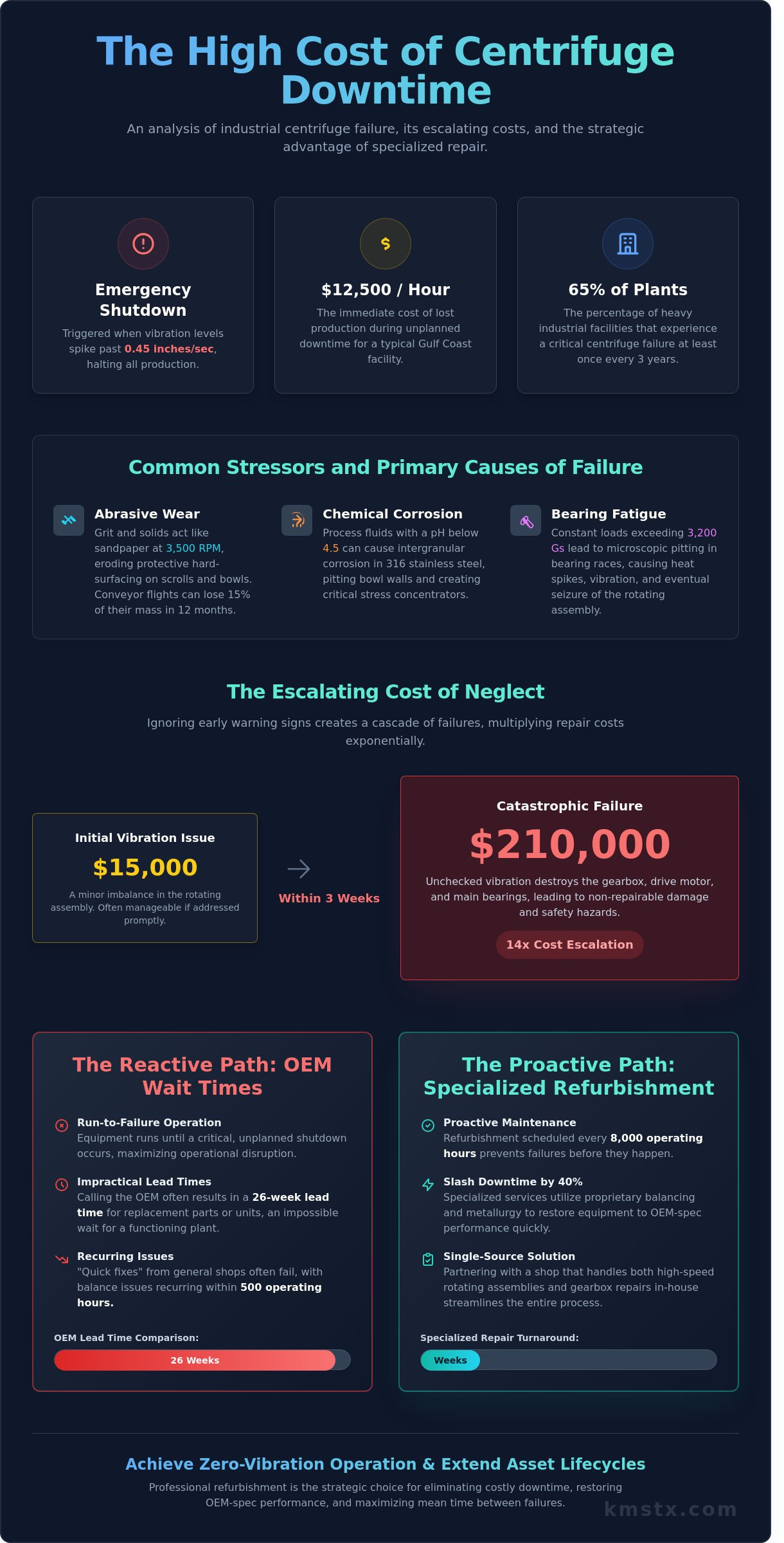 Industrial Centrifuge Repair Services: A Guide to Restoring Rotating Reliability