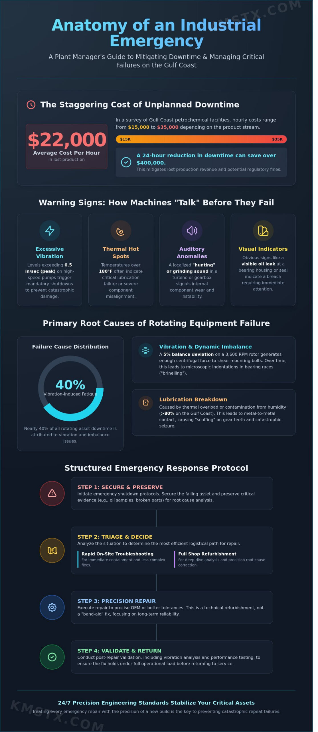 Emergency Machine Repair for the Gulf Coast: A Guide to Industrial Reliability