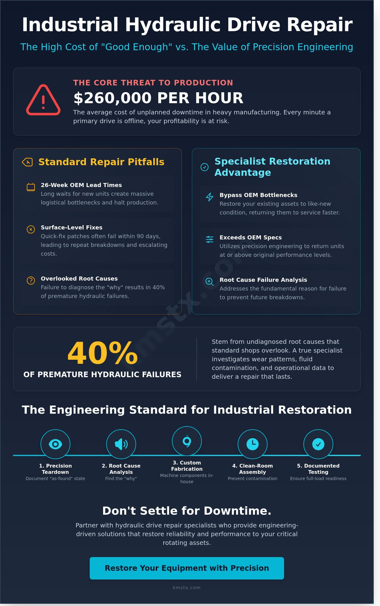 Hydraulic Drive Repair Specialists: Restoring Heavy Industrial Power and Reliability