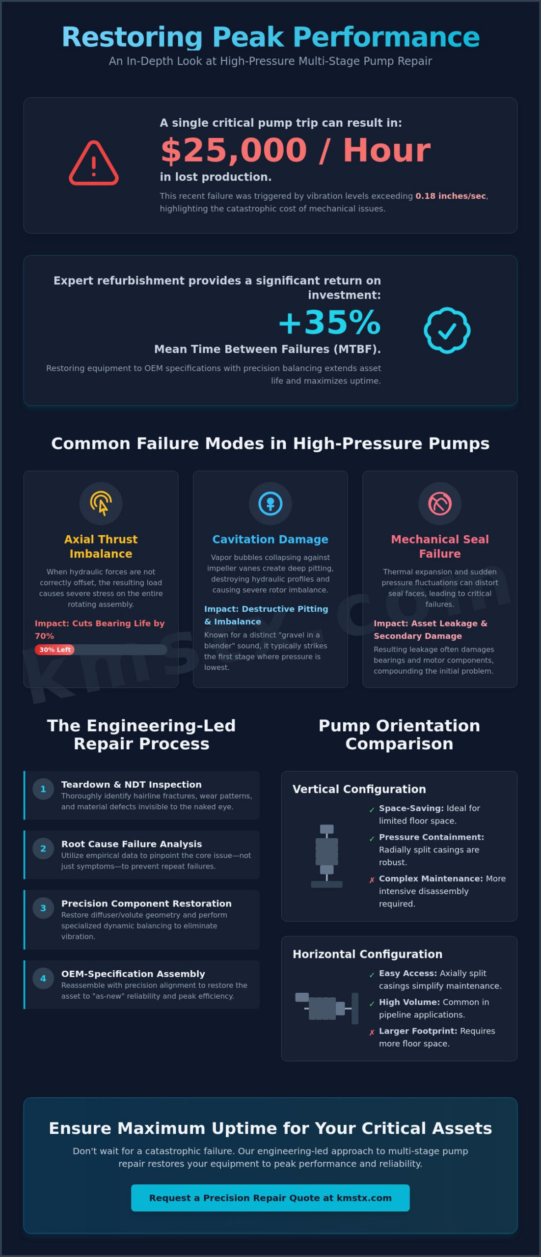 Multi-Stage Pump Repair Services: A Technical Guide to Industrial Restoration