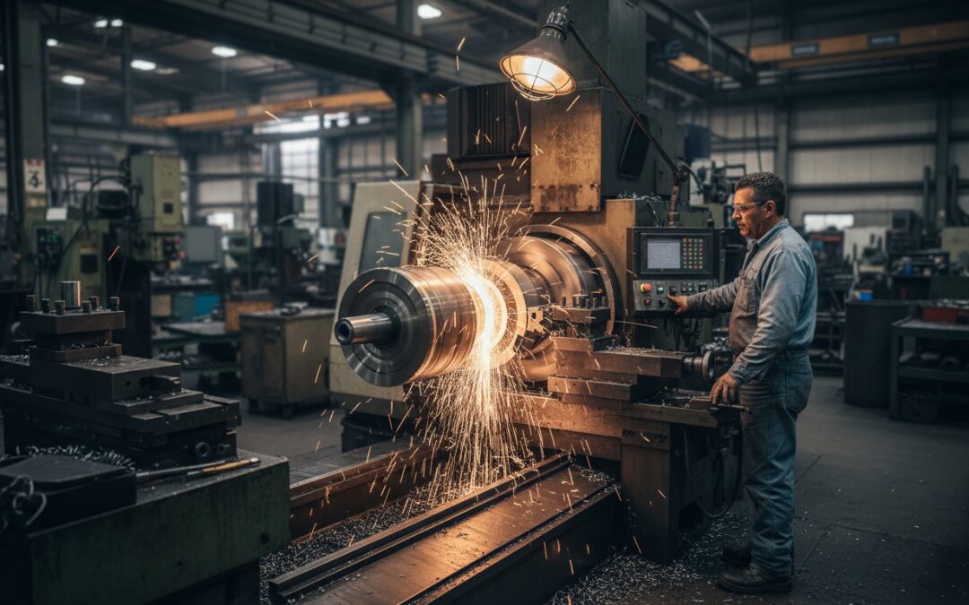 Precision Custom Machining for Heavy Industrial Rotating Equipment