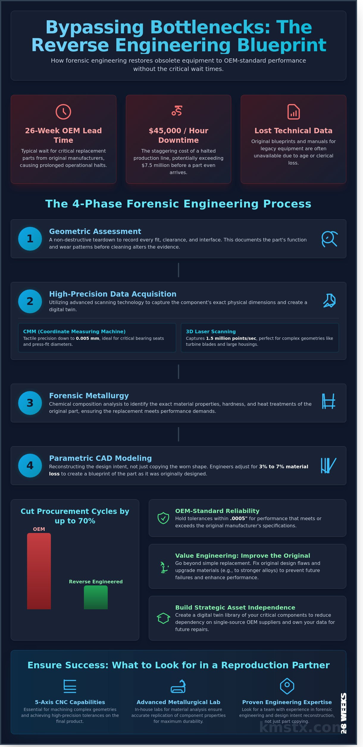 Reverse Engineering Machine Parts: A Technical Guide to Industrial Component Restoration